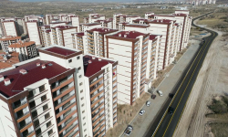 Nevşehir'de yeni TOKİ'ye giden yollarda çalışma yapılıyor