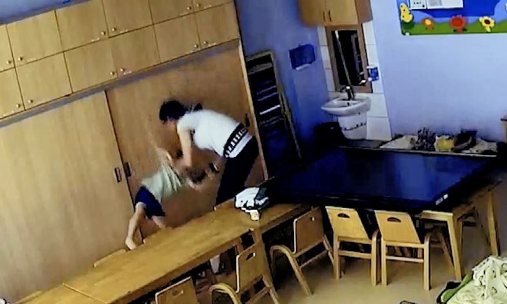 Tekirdağ'da bir anaokulunda öğretmen şiddeti - 2