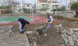 Burhaniye'deki Tulumbaşılar Parkı yenileniyor