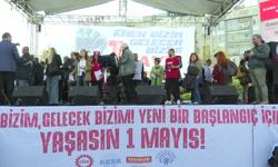 Ankara'da işçiler 1 Mayıs'ı Tindoğan'da kutladı