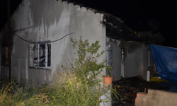 Aydın'da bir ev yandı