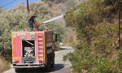 Hatay’da zeytin bahçesinde çıkan yangın söndürüldü