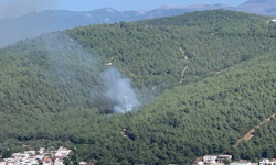 Muğla'da çıkan orman yangınına müdahale ediliyor