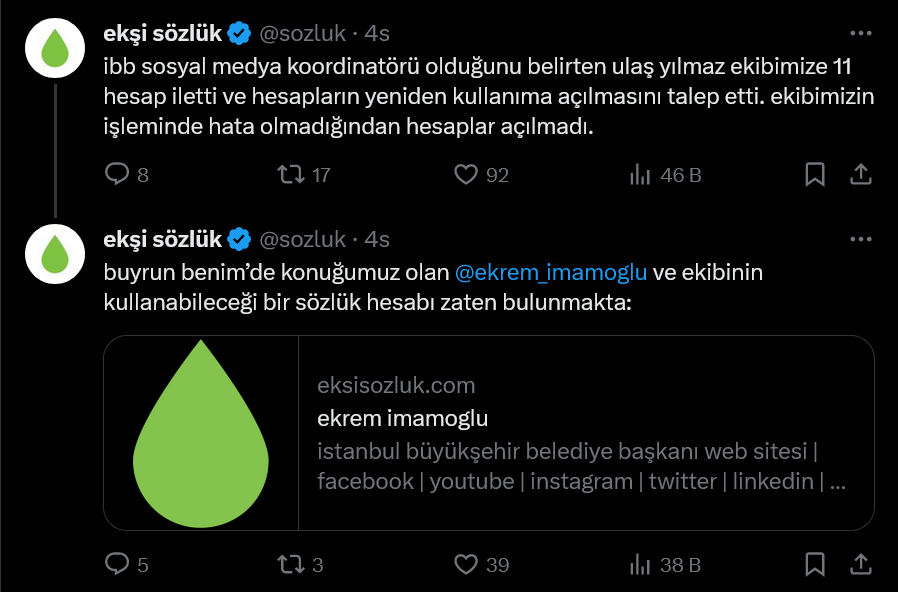 Screenshot 2024 01 23 At 01 32 50 X'te Ekşi Sözlük Aynı Ip Adresinden Sözlük'e Giren Ve Birbirlerinin Başlıklarına Entry'ler Girerek Başlıkların Görünürlüğünü Arttırmaya Çalışan Hesaplar 15 01 2024'Te Çoklu Hesabın[...]