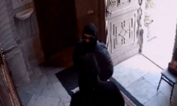 Santa Maria Kilisesi'ndeki silahlı saldırı güvenlik kamerasınca kaydedildi
