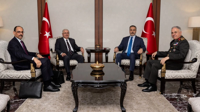 Mi̇t Başkanı İbrahim Kalın, Milli Savunma Bakanı Yaşar Güler, Dışişleri Bakanı Hakan Fidan, Genelkurmay Başkanı Orgeneral Metin Gürak 13 Haziran'da Toplandı